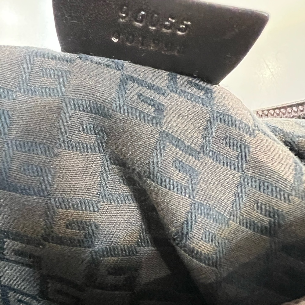 Authentic Gucci Brown Monogram Large Shoulder Bag - image 7